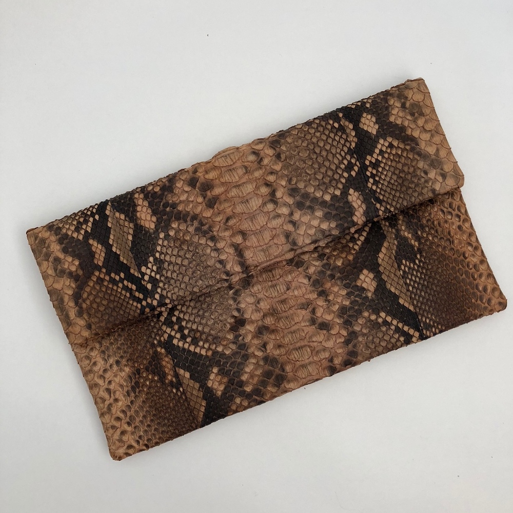Authentic and Exotic Snakeskin Clutch